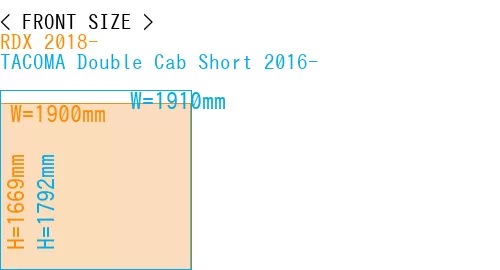 #RDX 2018- + TACOMA Double Cab Short 2016-